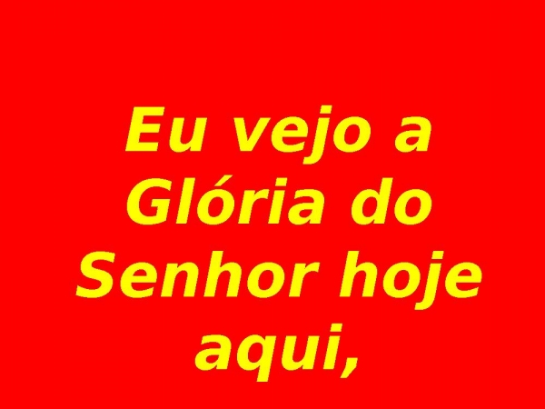 EU VEJO A GLÓRIA - página 2