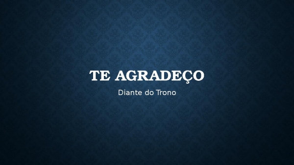 Te agradeço - página 1