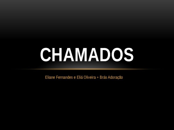 CHAMADOS - coral das mulheres - página 1