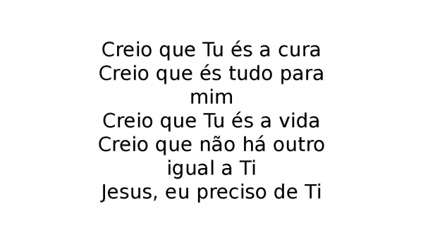 Creio que Tu és a cura - página 2