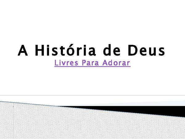 A História de Deus