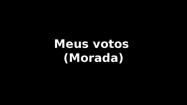 Meus votos