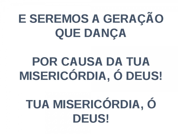 A TUA GRAÇA NOS FAZ DANÇAR - página 9