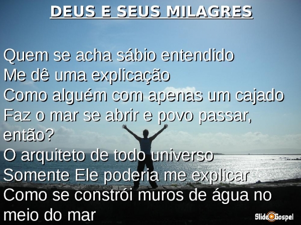 DEUS E SEUS MILAGRES - página 1