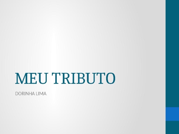 MEU TRIBUTO - página 1