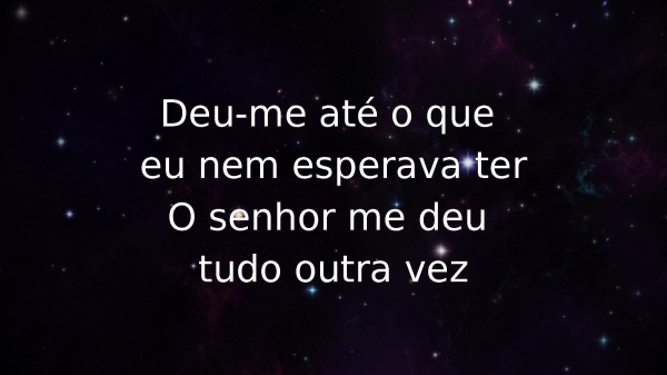 O Senhor me deu tudo outra vez - página 9