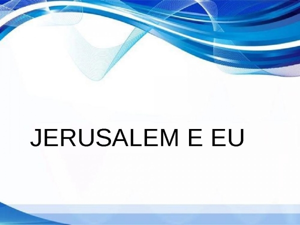JERUSALEM E EU - página 1