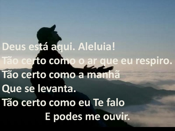 Deus está aqui - página 1