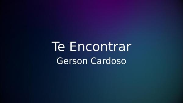 Te Encontrar - página 1