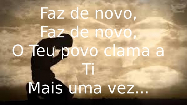 Medley - Só tu és Santo/ Uma coisa/ Deixa Queimar/ Quando Ele vem - página 35