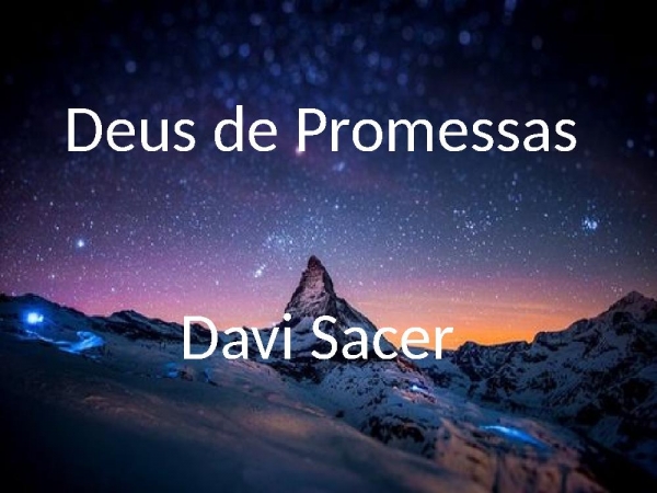 Deus de Promessas - página 1