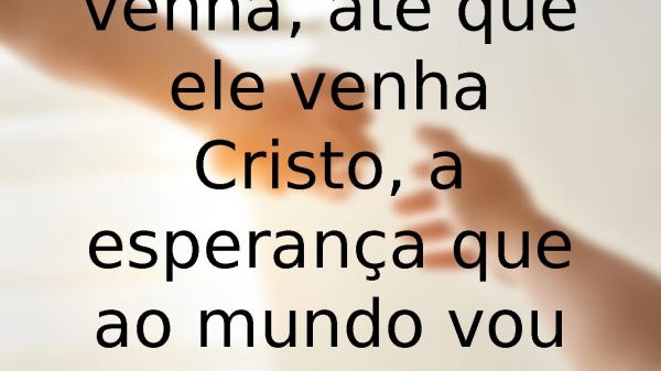 Leve Esperança Até Que Ele Venha - página 6