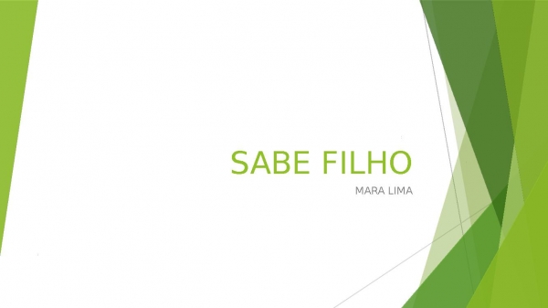 SABE FILHO - página 1
