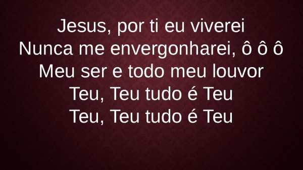 TUDO É TEU.pptx - página 6