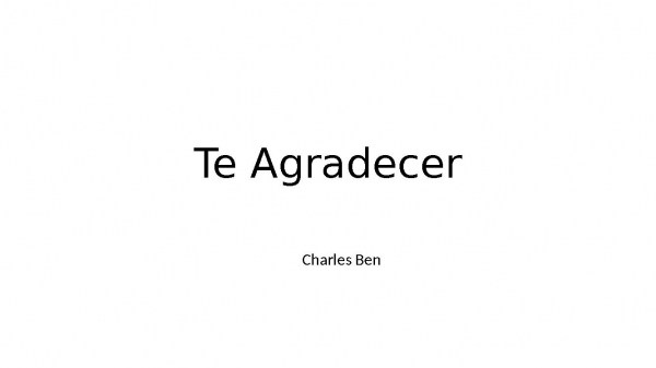 Te agradecer - página 1