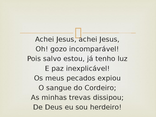 62 - Achei Jesus.pptx - página 2