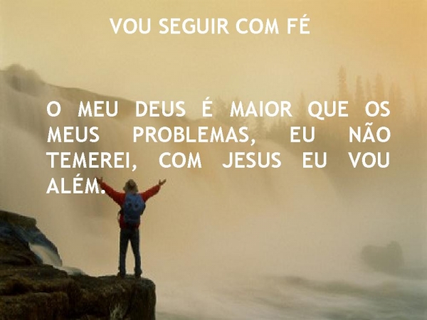 VOU SEGUIR COM FÉ - página 1