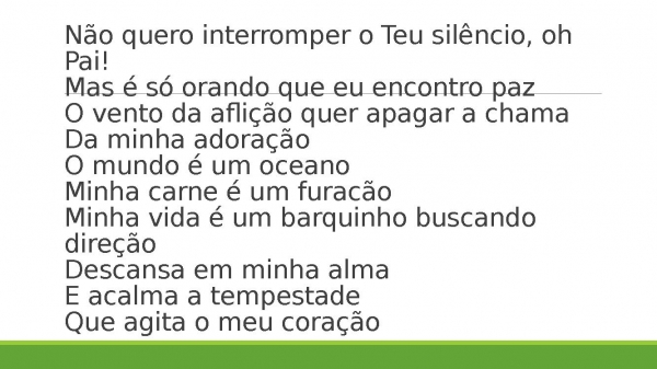 Acalma o meu coraçao.pptx - página 2