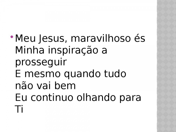 Meu Jesus, maravilhoso és - página 2