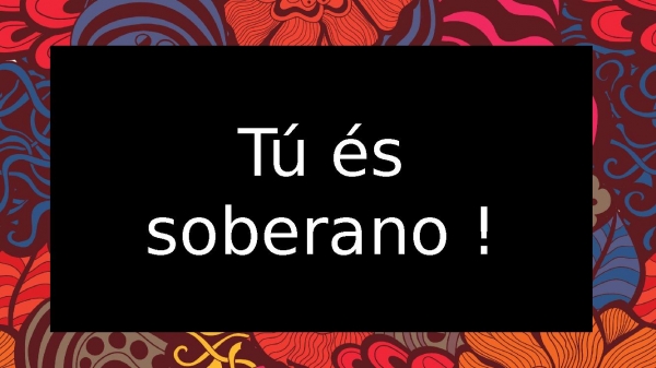 Tu és soberano - página 1