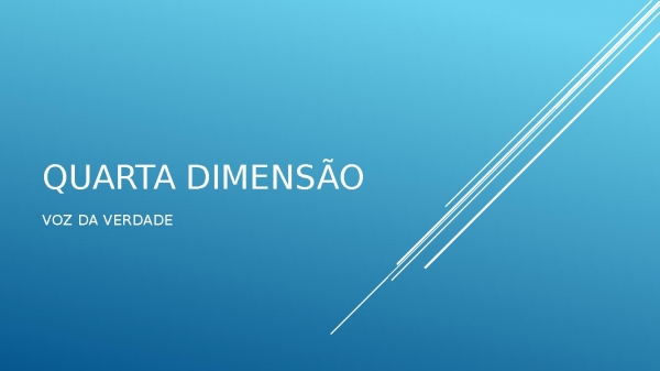 QUARTA DIMENSÃO - página 1