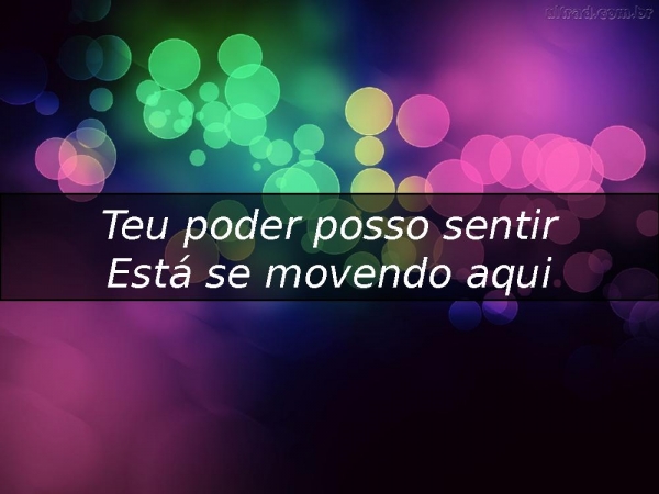 Na presença do Anjos - Voz de muitas águas - página 3