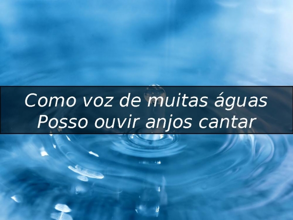 Na presença do Anjos - Voz de muitas águas - página 5
