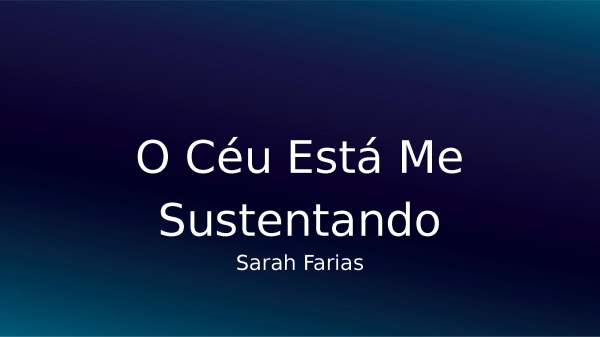 O Céu Está Me Sustentando - página 1