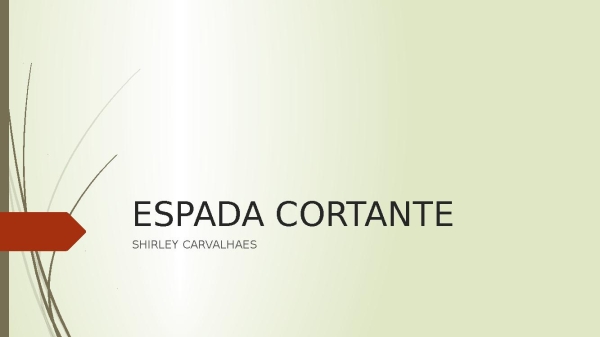 ESPADA CORTANTE - página 1