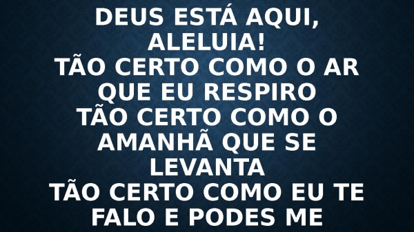 DEUS ESTÁ AQUI + AO ÚNICO - página 2