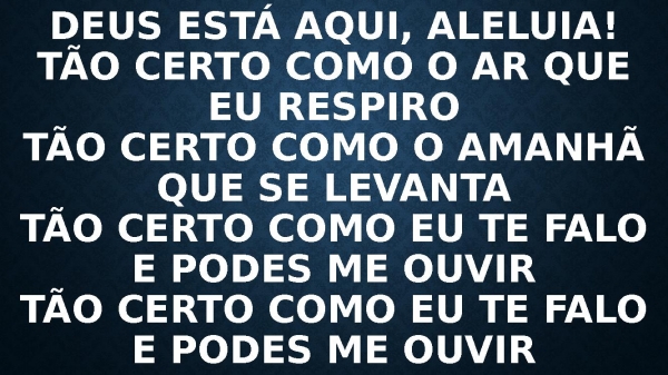DEUS ESTÁ AQUI + AO ÚNICO - página 3