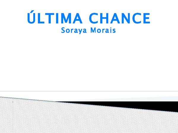 Última chance - página 1