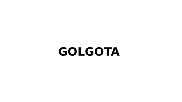 Golgota - página 1