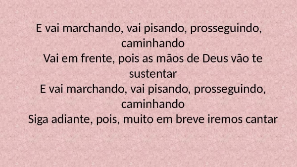 A igreja tem que marchar - página 11