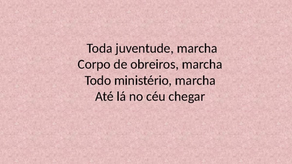 A igreja tem que marchar - página 16
