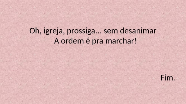 A igreja tem que marchar - página 19
