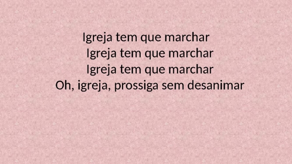 A igreja tem que marchar - página 5