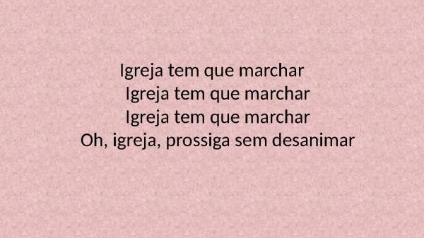 A igreja tem que marchar - página 7