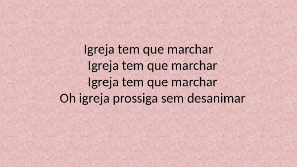 A igreja tem que marchar - página 10