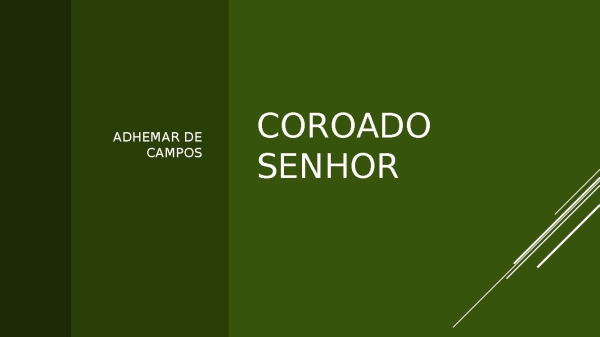 COROADO SENHOR - - página 1