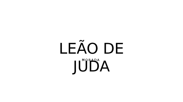 LEÃO DE JUDA_MEDLEY