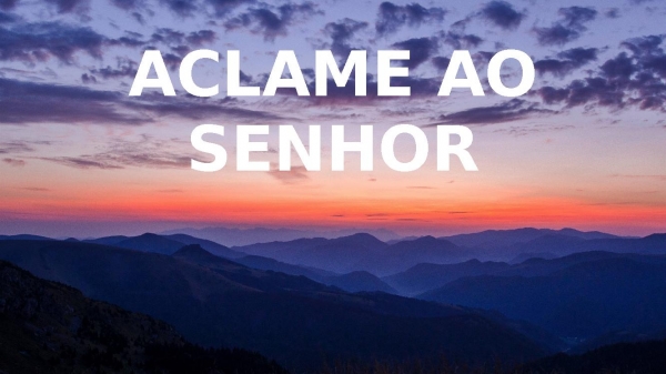 Aclame ao Senhor - Diante do Trono - página 1