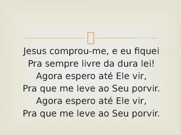13 - Jesus Comprou-me.pptx - página 4