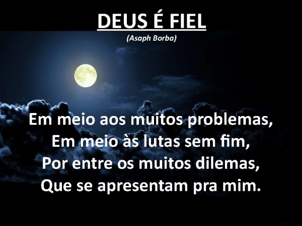 Deus é fiel (Asaph Borba) - página 1