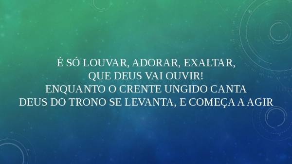 ENQUANTO O CRENTE CANTA.pptx - página 16