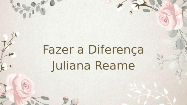 Fazer a Diferença - página 1