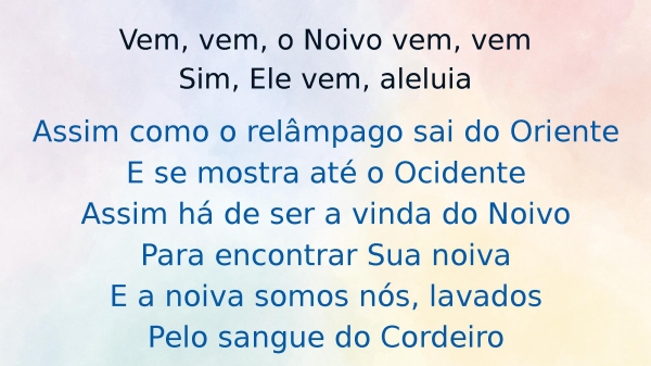 Vou Voar Para o Céu - Imagine  - Céu Lindo Céu - Vem Me Buscar - o Noivo (medley) - página 14