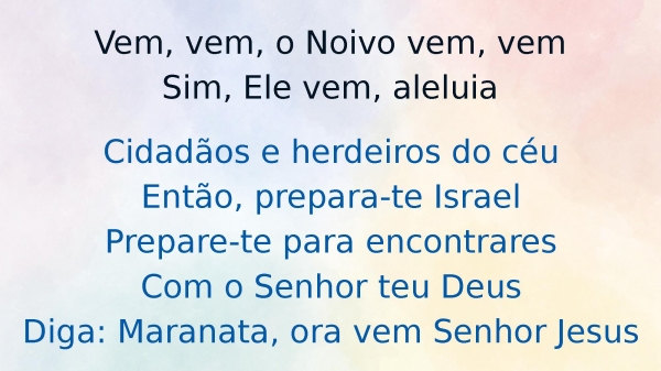 Vou Voar Para o Céu - Imagine  - Céu Lindo Céu - Vem Me Buscar - o Noivo (medley) - página 15