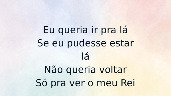 Vou Voar Para o Céu - Imagine  - Céu Lindo Céu - Vem Me Buscar - o Noivo (medley) - página 4
