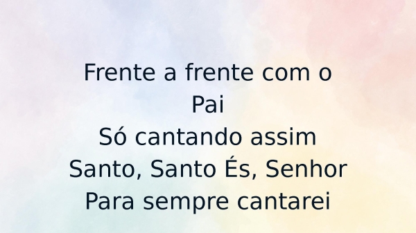 Vou Voar Para o Céu - Imagine  - Céu Lindo Céu - Vem Me Buscar - o Noivo (medley) - página 5